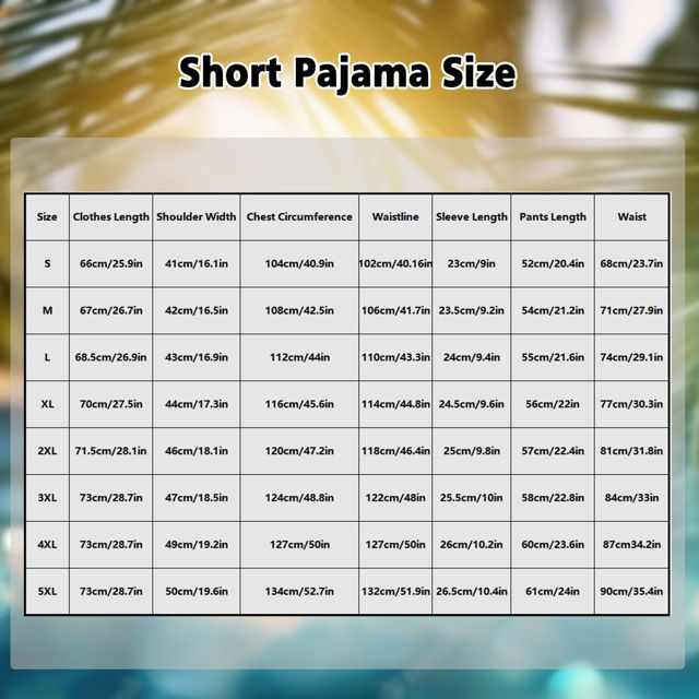 Picture of Custom Pet Avatar Pajama Set Short Sleeve