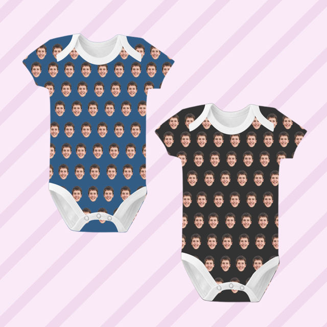 Picture of Custom baby clothing Personalized baby onesies Custom avatar baby onesies