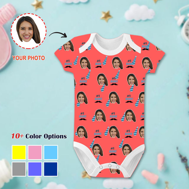 Picture of Customized Baby Clothing Personalized Baby Onesies - Beard Tie Elements