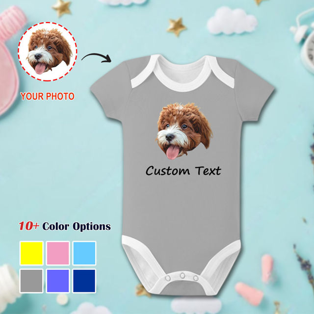 Picture of Custom baby clothing Personalized baby onesies Custom avatar text