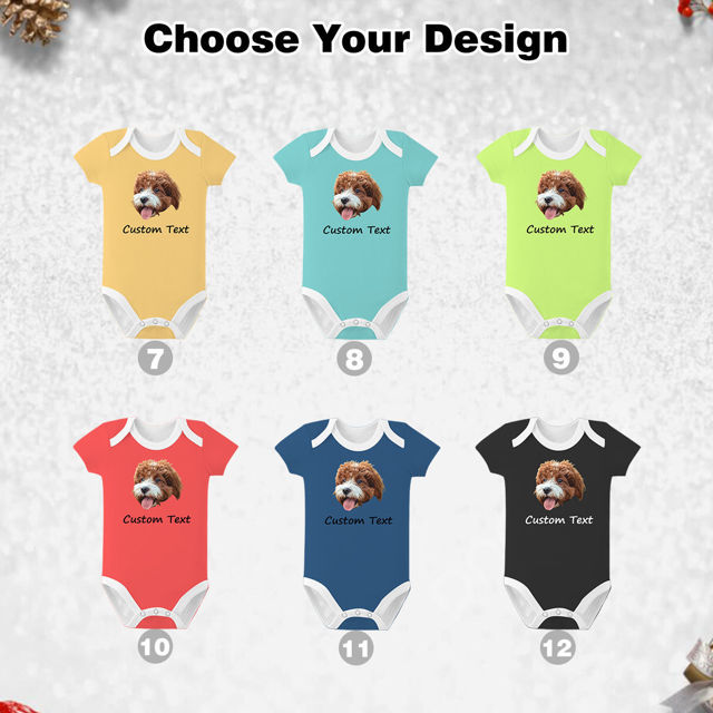Picture of Custom baby clothing Personalized baby onesies Custom avatar text