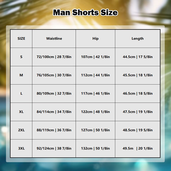 Picture of Custom Face Photo Hawaiian Beach Shorts for Men - Personalized Face Summer Swim Trunks - Best Summer Vacation Gift for Husband or Boyfriends