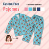 Imagen de Pijamas personalizados Pijamas personalizados con fotos Conjunto completo de pijamas familiares personalizados
