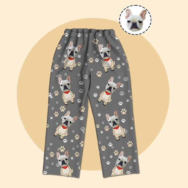 Picture of Customized pajamas Customized pet creative photo pajamas Customized casual pajamas complete set