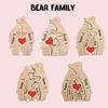 Picture of Personalized Wooden Bear Family Puzzle - Family Keepsake Home Decor Gift - Christmas Gift for Family