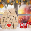 Bild von Personalisiertes Bären-Familienpuzzle aus Holz – Familienandenken, Heimdekoration, Geschenk – bestes Geschenk für die Familie