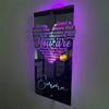 Picture of Personalized name LED neon mirror | Customized illuminated name mirror | Personalized heart-shaped mirror multi-color mirror light creative gift