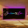 Picture of Personalized name LED neon mirror | Customized illuminated name mirror | Personalized couple name mirror light