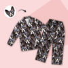 Picture of Customized photo pajamas - Customized pet pajamas - Customized pet photo pajamas with multiple heads