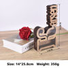 Picture of Personalized Wooden Name Piggy-Bank for Kids - Transparent Money Saving Box - Best Birthday and Christmas Gift