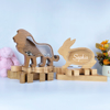 Picture of Personalized Wooden Piggy Bank for Kids - Wooden Animal Coin Bank - Best Gift For Birthday And Christmas