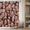 Picture of Custom Photo Shower Curtain - Personalized Head Portrait Curtain - Best Bathroom Decor - Nice Housewarming Gift