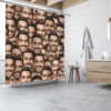 Picture of Custom Photo Shower Curtain - Personalized Head Portrait Curtain - Best Bathroom Decor - Nice Housewarming Gift