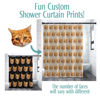 Picture of Custom Photo Shower Curtain - Personalized Face Curtain - Best Bathroom Decor - Nice Housewarming Gift For Friends and Family Member