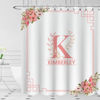 Picture of Custom Shower Curtain - Personalized Name Curtain For Bathroom Decor - Best Housewarming Gift For Family And Friends