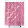 Picture of Custom Shower Curtain - Personalized Name Curtain For Bathroom Decor - Best Housewarming Gift For Family And Friends