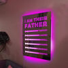 Picture of Personalized I Am Their Father LED Neon Mirror - Personalized Kids Names LED Neon Sign Mirror - Best Father's Day Gift for Dad