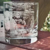 Picture of Custom 3D Laser Whiskey Glass Cup - Etched Photo Rocks Glass - PBest Gift For Father's Day, Holiday, Christmas and birthday