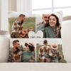 Picture of Personalized Photo Pillowcase  - Pillowcase With Multiple Photos - Housewarming Gift - Gift For Christmas, Anniversary, Birthday Or Valentine's Day