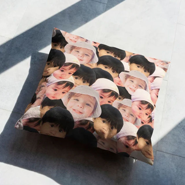 Picture of Personalized Face Pillowcase  - Pillowcase With Multiple Faces Styles - Housewarming Gift - Gift For Christmas, Anniversary or Birthday