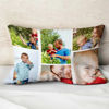 Picture of Personalized Photo Rectangle Pillow case - Custom With Multiple Photos - Gift For Housewarming Or Christmas