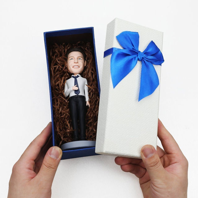 Picture of Custom Bobbleheads: Wedding Gift Get Married Together Bobbleheads | Personalized Bobbleheads for the Special Someone as a Unique Gift Idea