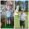 Picture of Custom Bobbleheads: Man With Pet Fully Customized Bobblehead | Personalized Bobbleheads for the Special Someone as a Unique Gift Idea