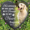 Picture of Personalized Pet Memorial Stone - Custom Photo Memorial Stone Engraved - Pet Loss Gifts - Pet Grave Marker