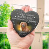 Picture of Personalized Pet Memorial Stone - Custom Photo Memorial Grave Stone Engraved For Dog Or Cat - Pet Loss Gifts