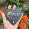 Picture of Custom Pet Memorial Stone - Personalized Photo Memorial Stone Engraved