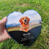 Picture of Custom Memorial Stone For Pet - Personalized Photo Memorial GraveStone Engraved