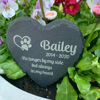 Picture of Custom Name Memorial Stone  For Pets - Personalized Memorial GraveStone Engraved - Heartwarming Gift