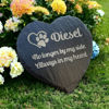 Picture of Custom Name Memorial Stone  For Pets - Personalized Memorial GraveStone Engraved - Heartwarming Gift