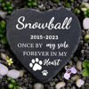 Picture of Custom Name Memorial Stone  For Pets - Personalized Memorial GraveStone Engraved - Heartwarming Gift