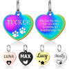 Picture of Personalized Tag for Pets With Multiple Shapes & Colors - Customized With Telephone Number - Best Gift for Pet Lovers