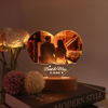 Picture of Custom Photo Night Light With Heart Shape - Personalized Night light -  Best Gift For Valentine's Day - Best Gift  for Anniversary