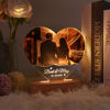 Picture of Custom Photo Night Light With Heart Shape - Personalized Night light -  Best Gift For Valentine's Day - Best Gift  for Anniversary