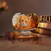 Picture of Custom Pet Memorial Photo Night Light - Personalized Pet Night light -  Heartwarming Gift For Pet Person