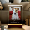 Picture of Personalized Pet Memorial Photo Night Light - Custom Pet Night light -  Heartwarming Gift - Best Gift For Pet Person