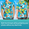 Picture of Custom Face Photo Hawaiian Shirts & Shorts - Personalized Face Photo Short Sleeve Casual Hawaiian Shirts for Family - Best Summer Beach Party Shirts - Style #17