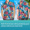 Picture of Custom Face Photo Hawaiian Shirts & Shorts - Personalized Face Photo Short Sleeve Casual Hawaiian Shirts for Family - Best Summer Beach Party Shirts - Style #12