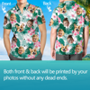 Picture of Custom Face Photo Hawaiian Shirts & Shorts - Personalized Face Photo Short Sleeve Casual Hawaiian Shirts for Family - Best Summer Beach Party Shirts - Style #14