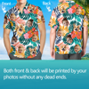 Picture of Custom Face Photo Hawaiian Shirts & Shorts - Personalized Face Photo Short Sleeve Casual Hawaiian Shirts for Family - Best Summer Beach Party Shirts - Style #15