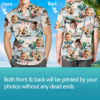 Picture of Custom Face Photo Hawaiian Shirts & Shorts - Personalized Face Photo Short Sleeve Casual Hawaiian Shirts for Family - Best Summer Beach Party Shirts - Style #9