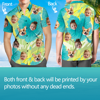 Picture of Custom Face Photo Hawaiian Shirts & Shorts - Personalized Face Photo Short Sleeve Casual Hawaiian Shirts for Family - Best Summer Beach Party Shirts - Style #23