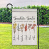 Picture of Personalized Grandma Garden Flag - Custom birth flower Flag - Custom Garden Flag