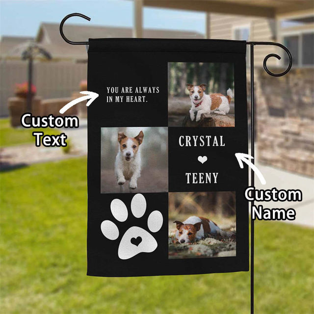 Picture of Custom Pet Garden Flag - Personalized Pet Memorial Flag - Custom Pet Flag