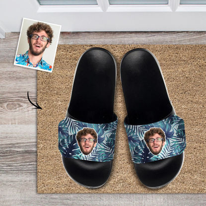 Picture of Personalized Photo Slippers -  Custom Face Slippers