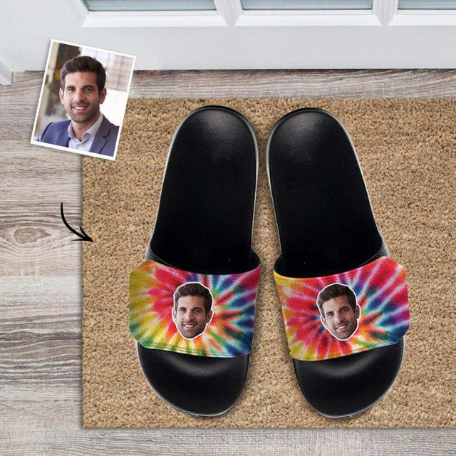 Picture of Personalized Photo Slippers -  Custom Face Slippers