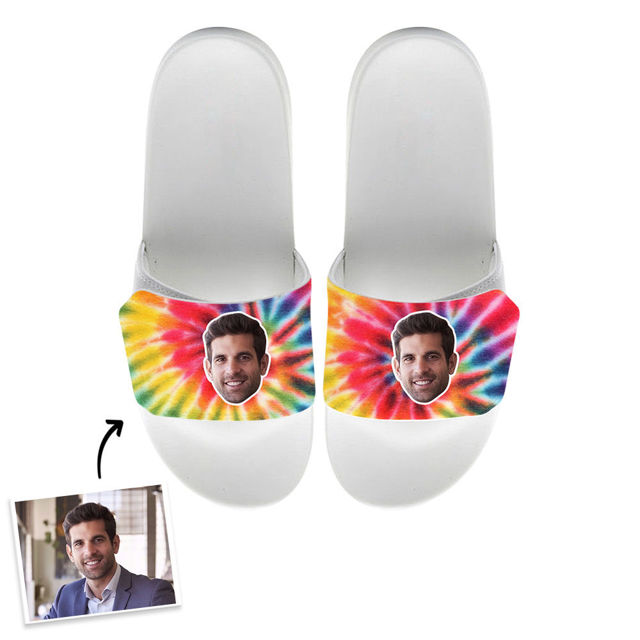 Picture of Personalized Photo Slippers -  Custom Face Slippers